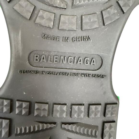 Balenciaga Rubber Crocs Madame in Grass Green sz 41 - Picture 5 of 7